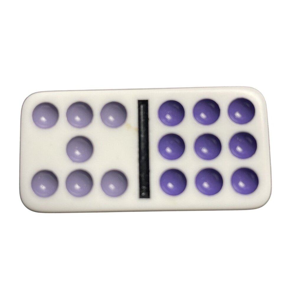 Double Twelve Dominoes Replacement Tile 7 9  Color Dot mq
